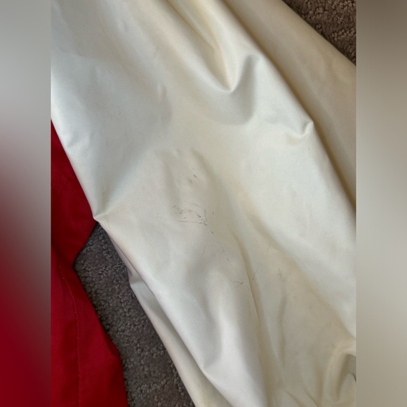 Vintage Men's Musto Sailing Suit Set With Jacket and Pants Red White Size Large - Picture 7 of 16